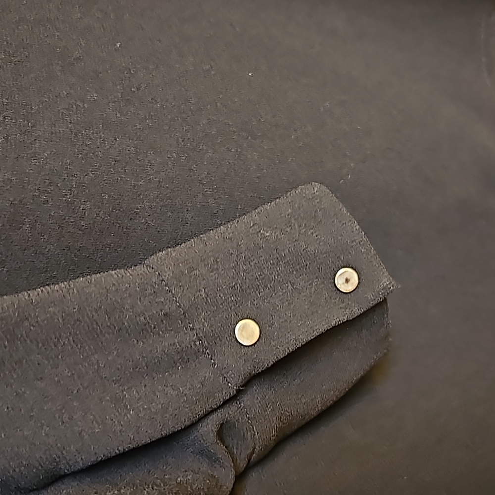 Zara Woman Black Long Sleeve Shirt with Button Detail - Picture 6 of 6